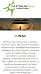 Mobile Screenshot of ezerlawgroup.com